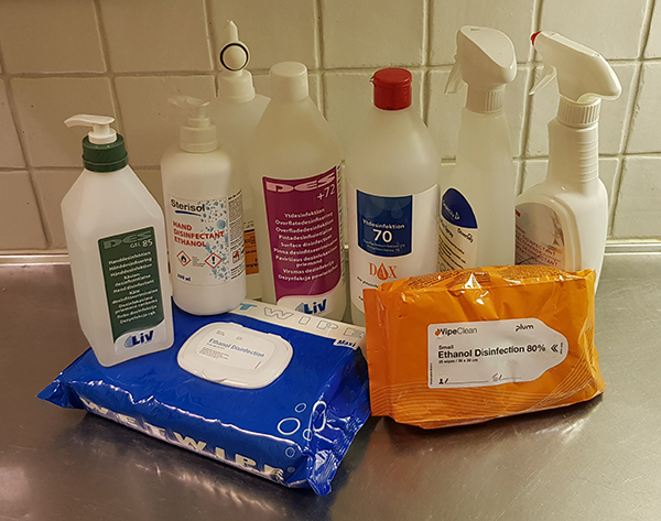 Procurement of disinfectant products