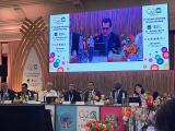 Amitabh Kant, G20 Sherpa, speaking at the G20 Health Working Group Side event on climate and health